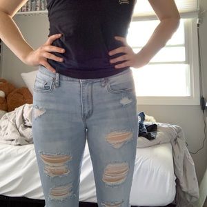 Skinny, ripped jeans from Aeropostale